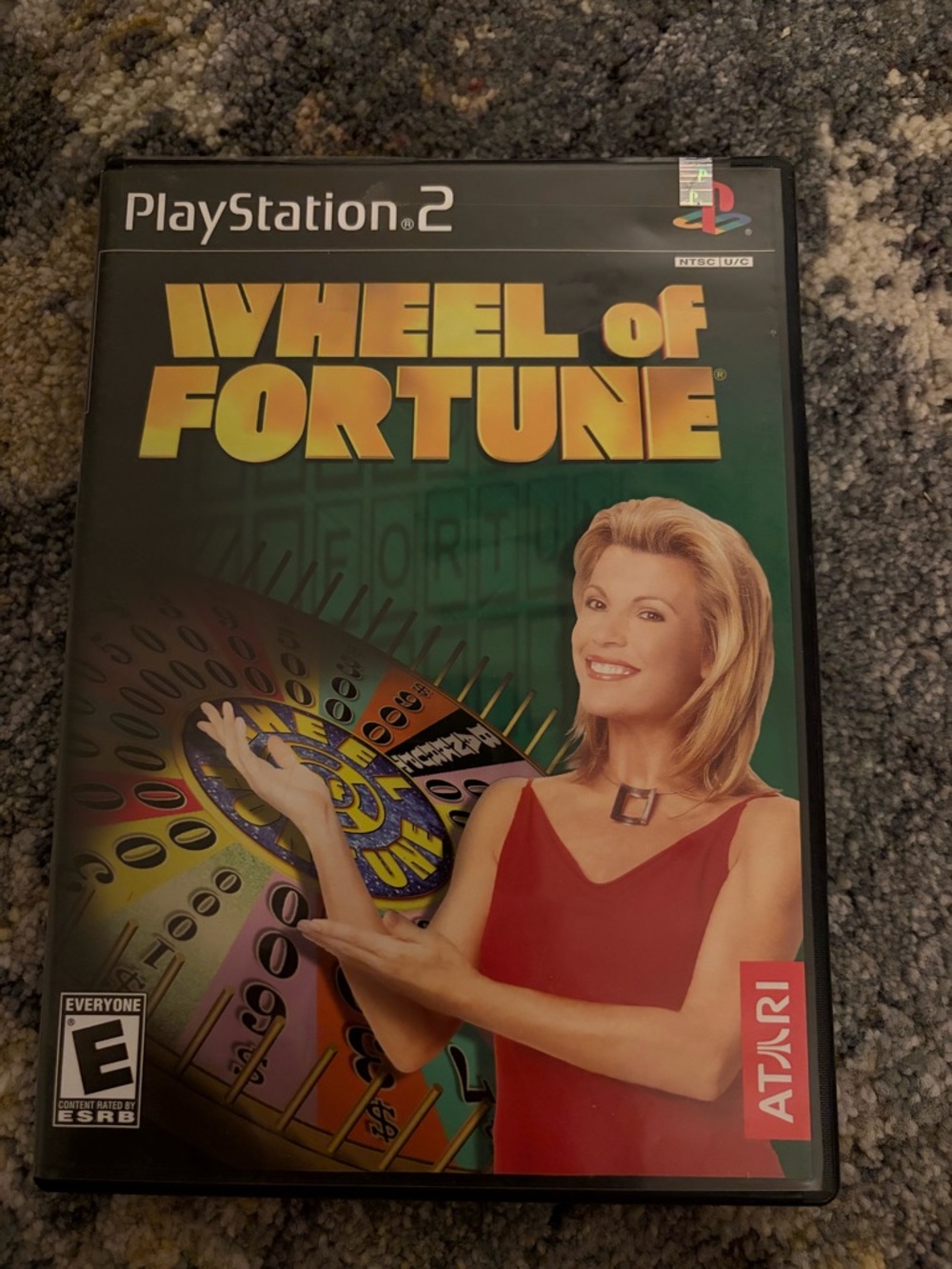 PlayStation 2 Wheel of Fortune Video Game - Red